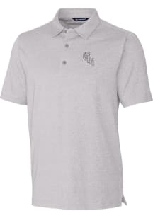 Cutter and Buck Chicago White Sox Mens Grey City Connect Forge Heathered Short Sleeve Polo