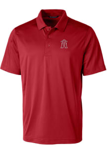 Cutter and Buck Los Angeles Angels Mens Cardinal City Connect Prospect Short Sleeve Polo