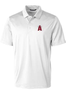 Cutter and Buck Los Angeles Angels Mens White City Connect Prospect Short Sleeve Polo