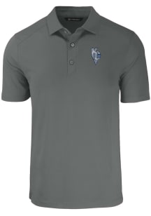 Cutter and Buck Kansas City Royals Mens Grey City Connect Forge Short Sleeve Polo
