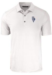 Cutter and Buck Kansas City Royals Mens White City Connect Forge Short Sleeve Polo