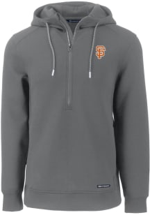 Cutter and Buck San Francisco Giants Mens Grey City Connect Roam Long Sleeve Hoodie