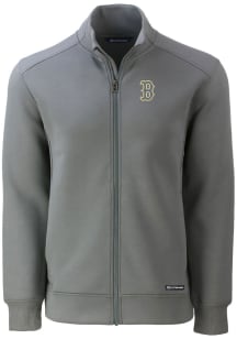 Cutter and Buck Boston Red Sox Mens Grey City Connect Roam Light Weight Jacket