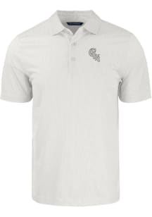 Cutter and Buck Chicago White Sox Mens White City Connect Pike Symmetry Short Sleeve Polo