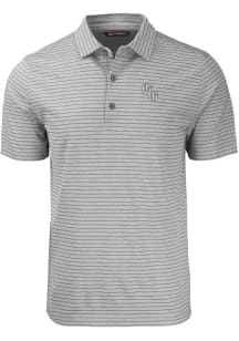 Cutter and Buck Chicago White Sox Mens Grey City Connect Forge Heather Stripe Short Sleeve Polo
