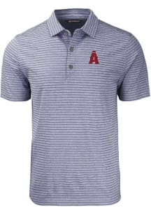 Cutter and Buck Los Angeles Angels Mens Navy Blue City Connect Forge Heather Stripe Short Sleeve..