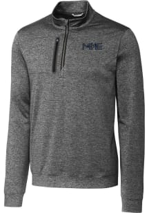 Cutter and Buck Milwaukee Brewers Mens Grey City Connect Stealth Long Sleeve 1/4 Zip Pullover