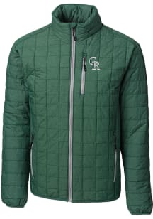 Cutter and Buck Colorado Rockies Mens Green City Connect Rainier PrimaLoft Filled Jacket