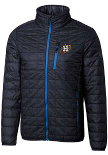 Cutter and Buck Houston Astros Mens Navy Blue City Connect Rainier PrimaLoft Filled Jacket