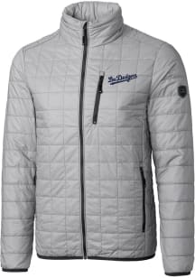 Cutter and Buck Los Angeles Dodgers Mens Grey City Connect Rainier PrimaLoft Filled Jacket