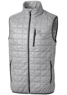 Cutter and Buck Chicago White Sox Mens Grey City Connect Rainier PrimaLoft Sleeveless Jacket