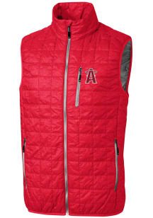Cutter and Buck Los Angeles Angels Mens Red City Connect Rainier PrimaLoft Sleeveless Jacket