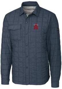 Cutter and Buck Los Angeles Angels Mens Grey City Connect Rainier PrimaLoft Outerwear Lined Jack..