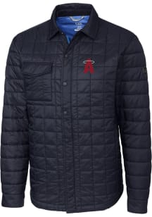 Cutter and Buck Los Angeles Angels Mens Navy Blue City Connect Rainier PrimaLoft Outerwear Lined..
