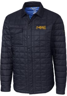 Cutter and Buck Milwaukee Brewers Mens Navy Blue City Connect Rainier PrimaLoft Outerwear Lined ..