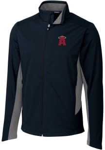 Cutter and Buck Los Angeles Angels Mens Navy Blue City Connect Navigate Light Weight Jacket