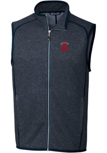 Cutter and Buck Los Angeles Angels Mens Navy Blue City Connect Mainsail Sleeveless Jacket