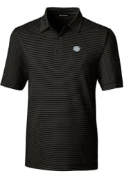 Cutter and Buck Southern University Jaguars Mens Black Forge Pencil Stripe Big and Tall Polos Shirt
