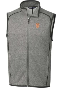 Cutter and Buck San Francisco Giants Mens Grey City Connect Mainsail Sleeveless Jacket