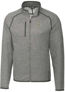 Cutter and Buck Boston Red Sox Mens Grey City Connect Mainsail Medium Weight Jacket