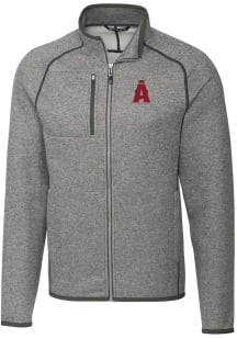 Cutter and Buck Los Angeles Angels Mens Grey City Connect Mainsail Medium Weight Jacket