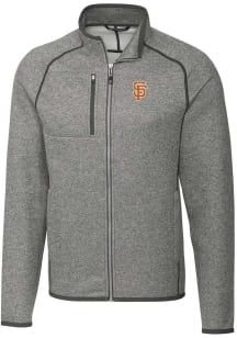 Cutter and Buck San Francisco Giants Mens Grey City Connect Mainsail Medium Weight Jacket