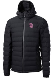 Cutter and Buck San Diego Padres Mens Black City Connect Mission Ridge Repreve Filled Jacket