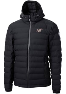 Cutter and Buck Washington Nationals Mens Black City Connect Mission Ridge Repreve Filled Jacket