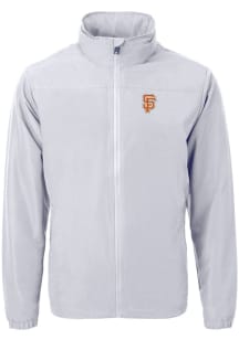 Cutter and Buck San Francisco Giants Mens Grey City Connect Charter Eco Light Weight Jacket