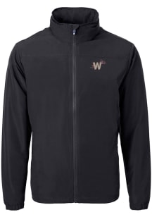 Cutter and Buck Washington Nationals Mens Black City Connect Charter Eco Light Weight Jacket