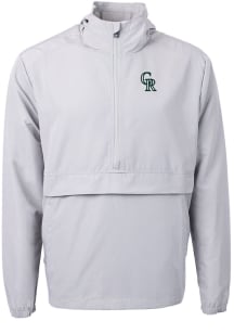 Cutter and Buck Colorado Rockies Mens Grey City Connect Charter Eco Pullover Jackets