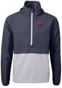 Cutter and Buck Los Angeles Angels Mens Navy Blue City Connect Charter Eco Pullover Jackets
