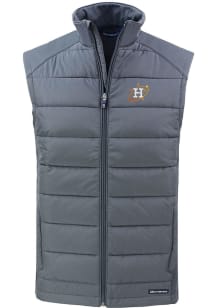 Cutter and Buck Houston Astros Mens Grey City Connect Evoke Sleeveless Jacket