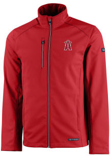 Cutter and Buck Los Angeles Angels Mens Red City Connect Evoke Light Weight Jacket