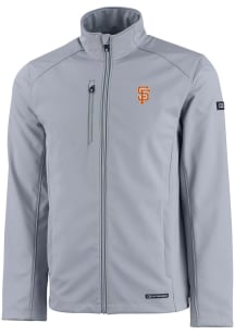Cutter and Buck San Francisco Giants Mens Charcoal City Connect Evoke Light Weight Jacket