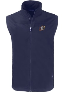 Cutter and Buck Houston Astros Mens Navy Blue City Connect Charter Sleeveless Jacket