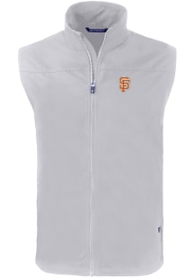 Cutter and Buck San Francisco Giants Mens Grey City Connect Charter Sleeveless Jacket