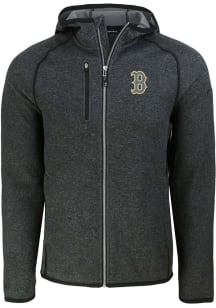 Cutter and Buck Boston Red Sox Mens Charcoal City Connect Mainsail Light Weight Jacket