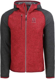 Cutter and Buck Los Angeles Angels Mens Red City Connect Mainsail Light Weight Jacket