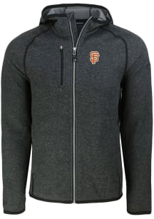 Cutter and Buck San Francisco Giants Mens Charcoal City Connect Mainsail Light Weight Jacket