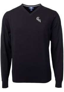 Cutter and Buck Chicago White Sox Mens Black City Connect Lakemont Long Sleeve Sweater