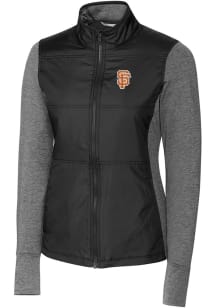 Cutter and Buck San Francisco Giants Womens Black City Connect Stealth Medium Weight Jacket