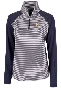Cutter and Buck Houston Astros Womens Navy Blue City Connect Forge 1/4 Zip Pullover