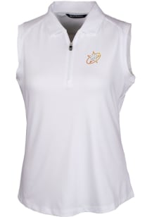 Cutter and Buck Houston Astros Womens White City Connect Forge Polo Shirt