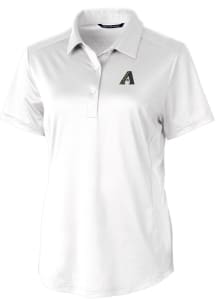 Cutter and Buck Arizona Diamondbacks Womens White City Connect Prospect Short Sleeve Polo Shirt