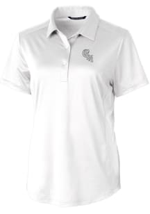 Cutter and Buck Chicago White Sox Womens White City Connect Prospect Short Sleeve Polo Shirt