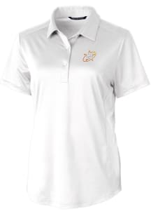 Cutter and Buck Houston Astros Womens White City Connect Prospect Short Sleeve Polo Shirt