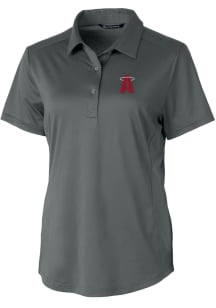 Cutter and Buck Los Angeles Angels Womens Grey City Connect Prospect Short Sleeve Polo Shirt