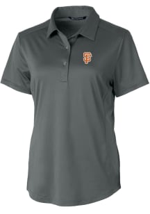 Cutter and Buck San Francisco Giants Womens Grey City Connect Prospect Short Sleeve Polo Shirt