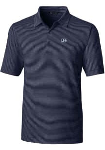 Cutter and Buck Jackson State Tigers Mens Navy Blue Forge Pencil Stripe Big and Tall Polos Shirt